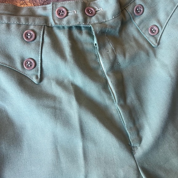 Very cool sage green vintage 70s flair pants - Picture 7 of 8